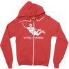 totally board skateboard Zipper Hoodie