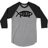 evolve t shirt small funny evolution science atheist darwin atheism fi 3/4 Sleeve Shirt