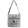 Property of Scofield, Fox River, State Penitentiary Adjustable Strap Totes