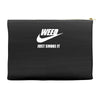 weed   just smoke it   mens funny Accessory Pouches