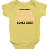 This Is What a Cancer Survivor Looks Like Baby Bodysuit