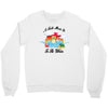 a turtle made it to the water Crewneck Sweatshirt