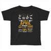 Born April  Multitasking Problem Solving Tees Toddler T-shirt