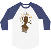 groovy baby groot 2 3/4 Sleeve Shirt