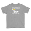 caution men at work Youth Tee