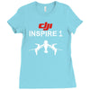 dji inspire one 1 men's t shirt Ladies Fitted T-Shirt