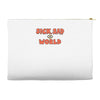 sick sad world Accessory Pouches