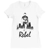 rebel   blackout Ladies Fitted T-Shirt