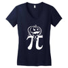 halloween pumpkinpi Women's V-Neck T-Shirt