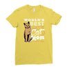 best cat mom Ladies Fitted T-Shirt