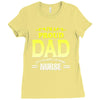 proud dad nurse Ladies Fitted T-Shirt