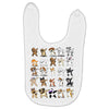 dabbing animals Baby Bibs