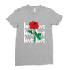Love Rose Ladies Fitted T-Shirt