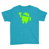 android eats apple Youth Tee