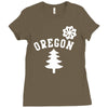 oregon Ladies Fitted T-Shirt