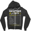December Girl Facts Sagittarius Zipper Hoodie