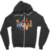 masters of the grimverse Zipper Hoodie