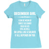 Super December Girl Ladies Fitted T-Shirt
