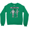 onward robots! &ndash; by chris ware Crewneck Sweatshirt
