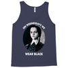 on wednesdays we wear black Tank Top