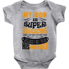 My Son Is Super Awesome His Mother Baby Bodysuit