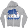 primordial snow Zipper Hoodie