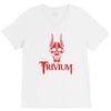 screaming skull V-Neck Tee