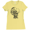 robot girl machine Ladies Fitted T-Shirt