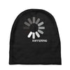 buffering  funny retro loading computer console fashion party Baby Beanies