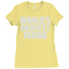 world's okayest friend Ladies Fitted T-Shirt