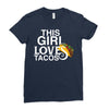 This Girl Loves Tacos Ladies Fitted T-Shirt