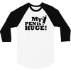 huge pen 3/4 Sleeve Shirt