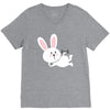 gym rabbit V-Neck Tee