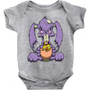 zombie bunny loves brains Baby Onesie