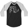 if you're happy clap your hands 3/4 Sleeve Shirt