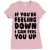 new rude birthday present Ladies Fitted T-Shirt