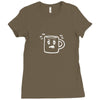 cofeeine Ladies Fitted T-Shirt