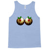 christmas pudding boobs funny Tank Top