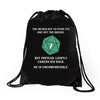 Dungeon Master Drawstring Bags
