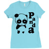 panda Ladies Fitted T-Shirt