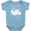 i'm a drummer please shout Baby Onesie