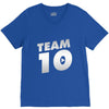 team 10 silver V-Neck Tee