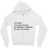 the oc allergic reaction Zipper Hoodie