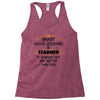 smart good looking teacher profession Racerback Tank