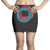 square in circle Mini Skirts