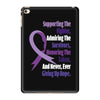 supporting the fighter, admiring the survivors, honoring the taken iPad Mini 4 Case