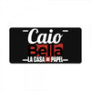 Caio Bella License Plate