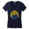 ugly lego drink coffee Women's V-Neck T-Shirt