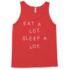 eat a lot sleep a lot Tank Top