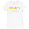 security little sister protection squad Ladies Fitted T-Shirt